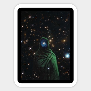 Galaxy Woman Sticker